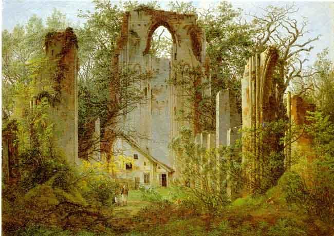 Caspar David Friedrich Klosterruine Eldena France oil painting art